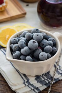 frozen blueberries